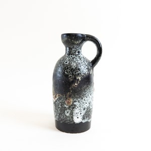 Ruscha Handle Vase 362 Made of Ceramic / Fat Lava / 17 Cm