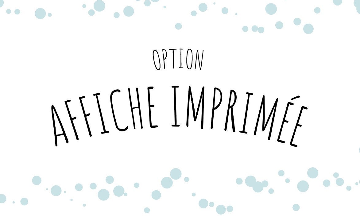 Supplément Impression Affiche