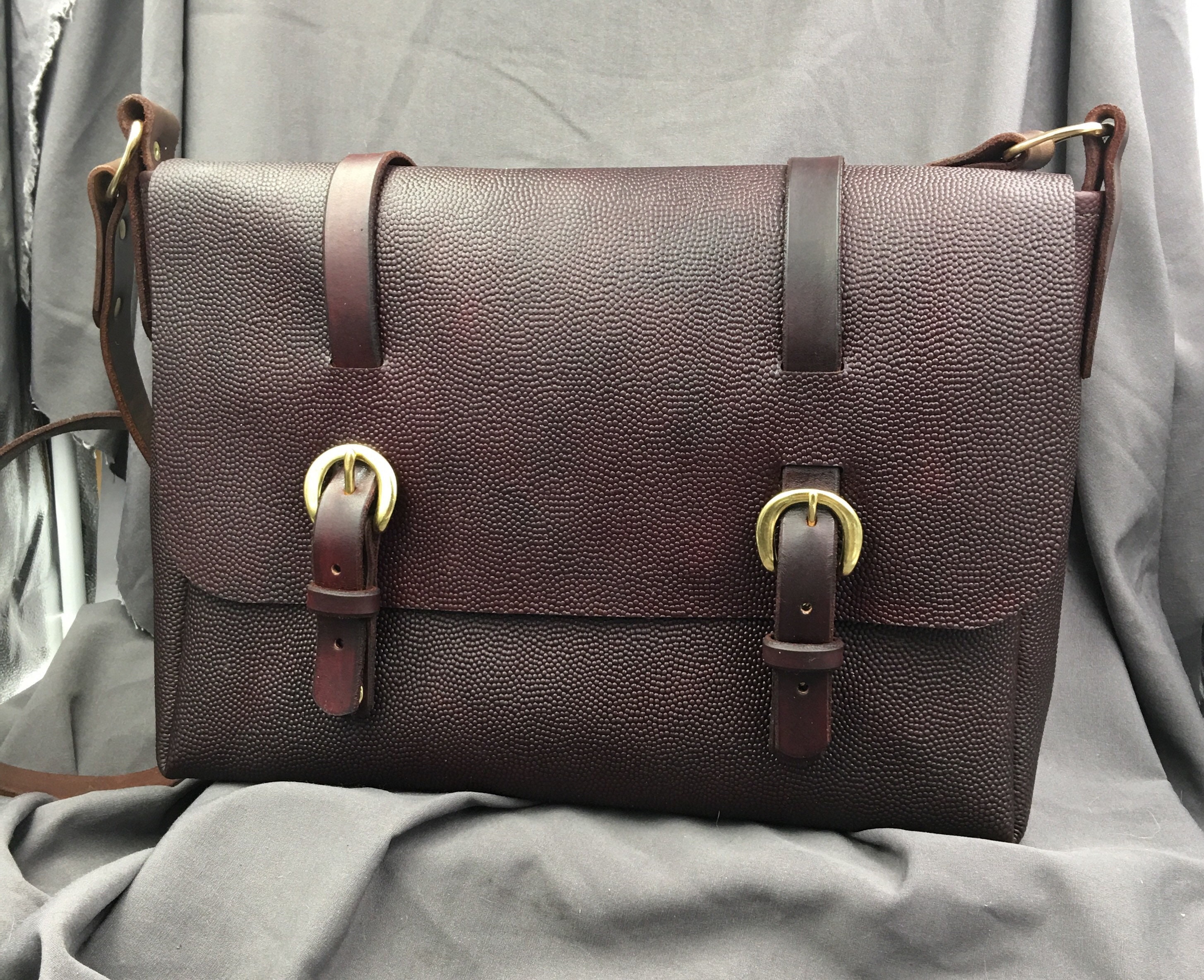 horween leather messenger bag