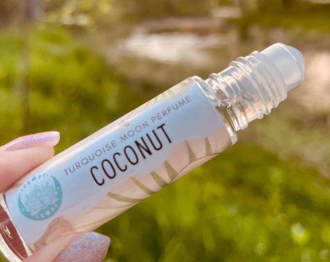 COCONUT Perfume Oil Tropical Beach Coconut Scented Perfume Etsy