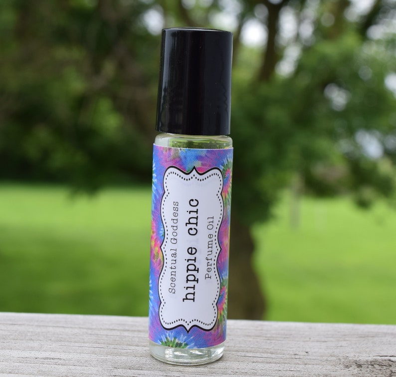 HIPPIE CHIC Perfume Oil Handmade Roll On Perfume Whimsical Etsy