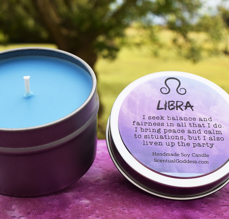 LIBRA Candle Sep 23 Oct 22 Horoscope Astrology Birthday Etsy