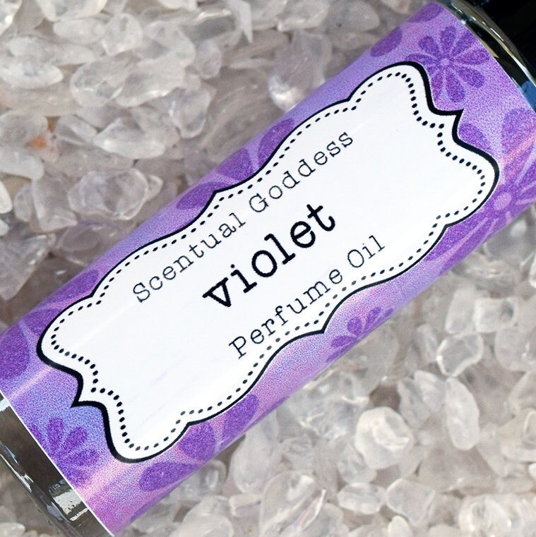 VIOLET Perfume Oil - Handmade Roller Perfume Scented Body Oil - Sweet…
