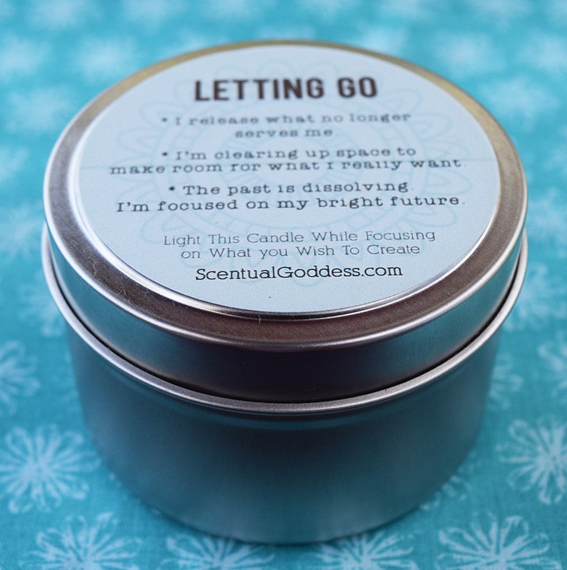 LETTING GO Candle Handmade Intention Candle for Releasing & Etsy