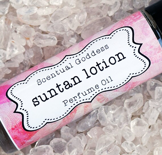 SUNTAN LOTION Perfume Oil Handmade Roller Perfume Smell Etsy