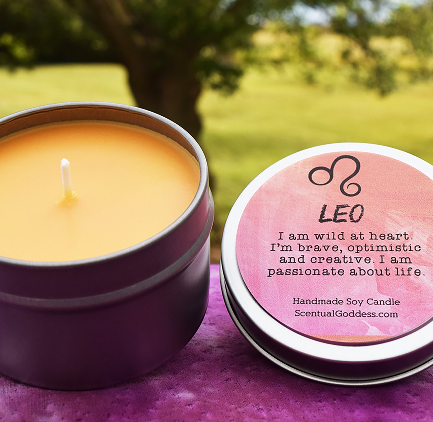 Leo Candle July 23 August 22 Horoscope Astrology Birthday Etsy Leo Candle July 23 August 22 Horoscope Astrology Birthday Etsy