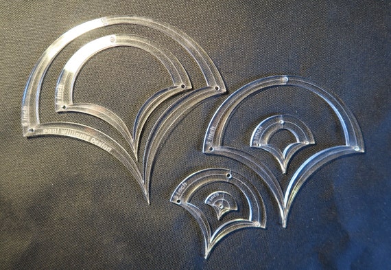 Set 54 Sagome Per Patchwork In Acrilico - Forme Geometriche Per Quilting E Cucito Fai-Da-Te - Foto 9