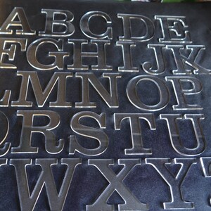 Clear acrylic letters and numbers, 4mm thick, various sizes, House names, plastic letters, plastic numbers. Weddings, table numbers. image 2