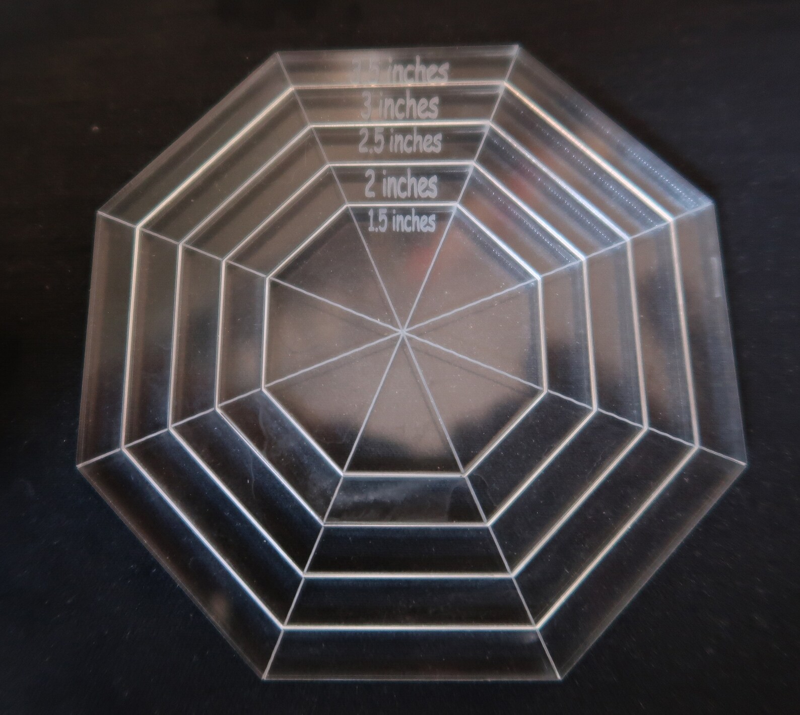 Octagonal Quilting Template Set Stencil Quilt Making 5mm Etsy UK