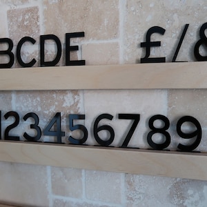 Letras intercambiables para menús, tableros de anuncios, tableros de menú para pared, tableros de menú de pared, tableros de letras intercambiables, listas de precios