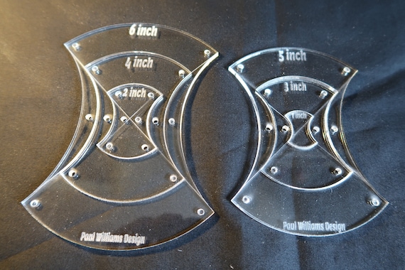 Set 54 Sagome Per Patchwork In Acrilico - Forme Geometriche Per Quilting E Cucito Fai-Da-Te - Foto 12