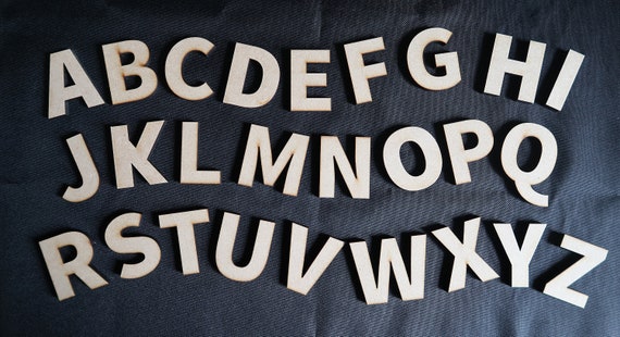 Wooden letters or numbers, laser cut letters, 6mm thick MDF, 5cm to 20cm, wood, chunky,