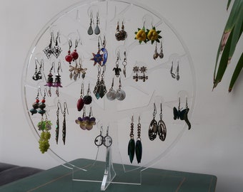 Earring display stand. Earring holder, earring organiser, earring storage, earring stand, earring tree, earring hanger, earring rack, 30cms