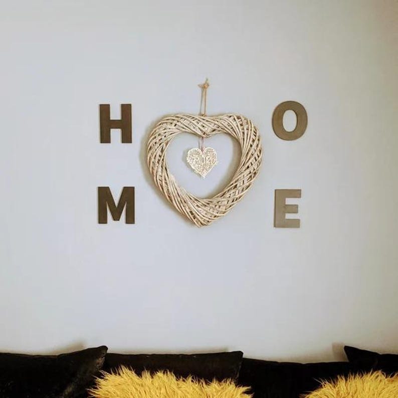 Wooden letters or numbers, laser cut letters, 6mm thick MDF, 5cm to 20cm, wood, chunky, image 6