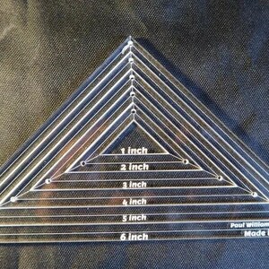 Quilting Templates, 6 Inch Nesting, 5 Templates in 1, Multiple Designs ...