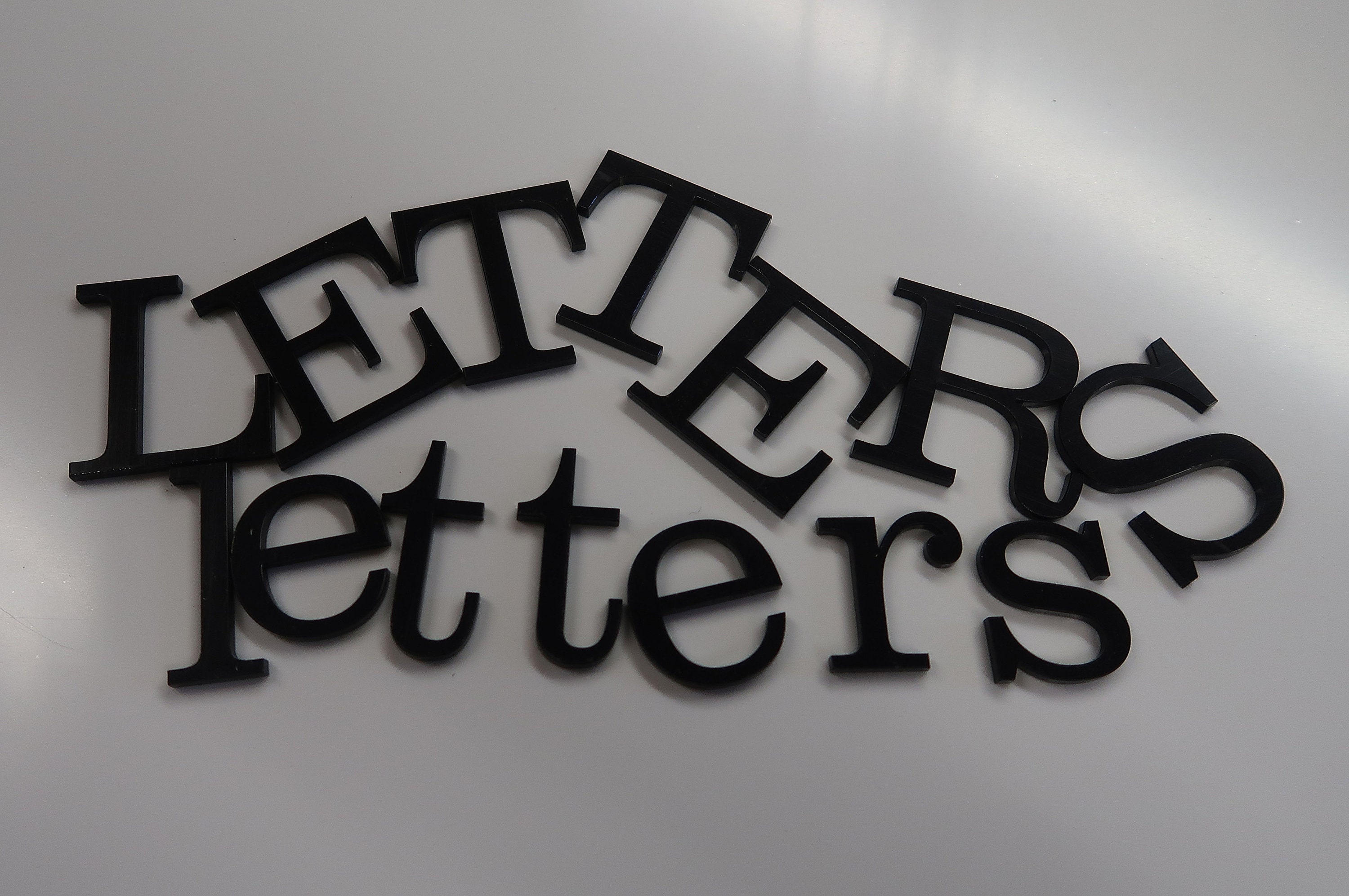 Black Plastic Letters and Numbers Acrylic Any Size Any Font Etsy UK