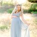 Sage Maternity Dress | Maternity Gown | Baby Shower Dress | Pregnancy Photoshoot Dress | Boho Beach Maternity Dress | Gender Reveal Dress 