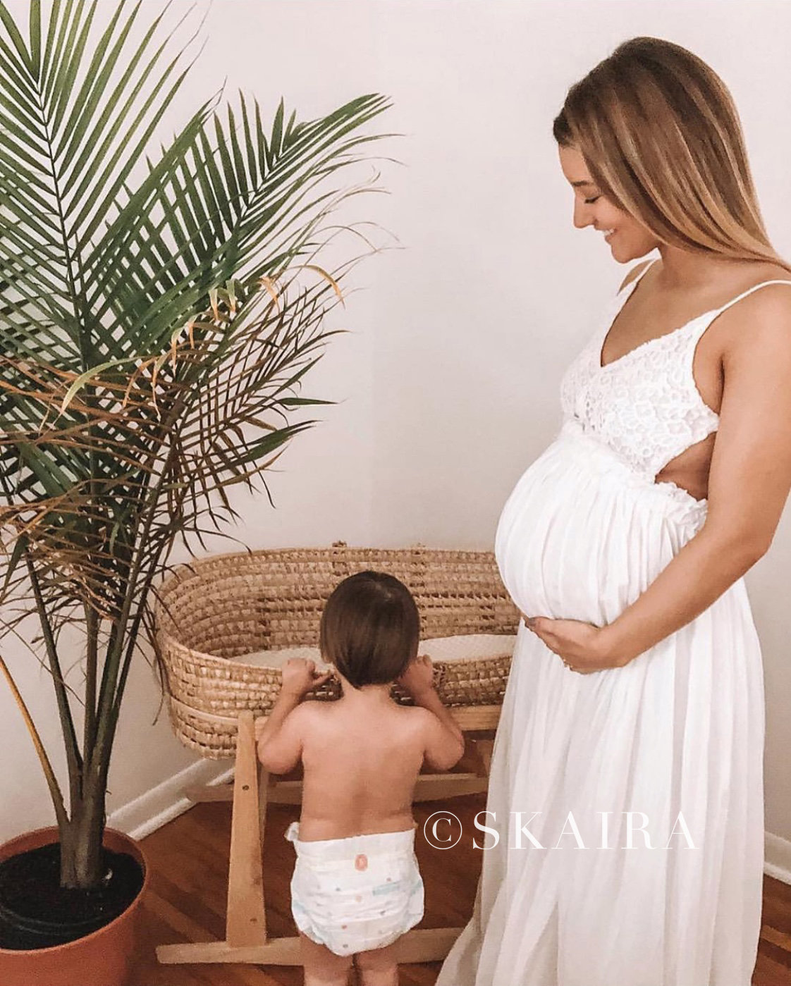 White Maternity Dress, Maternity Dress For Photo Shoot, Maternity Dre…