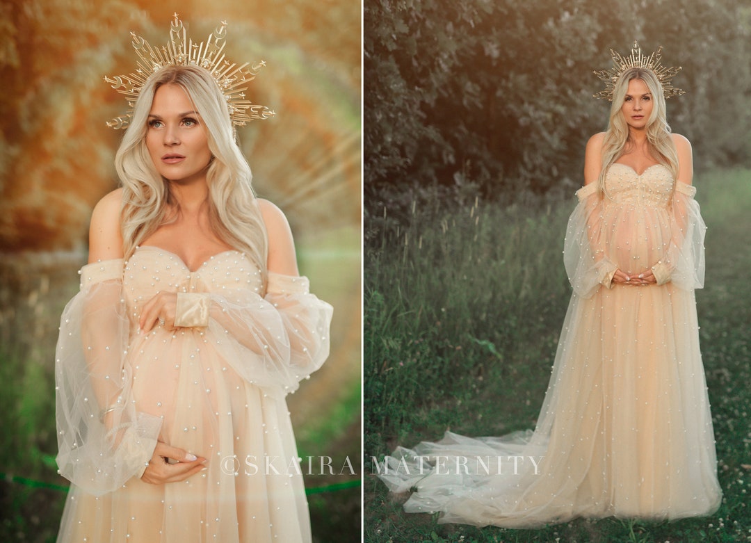 Pearl Maternity Dress Maternity Dress for Photo Shoot Etsy