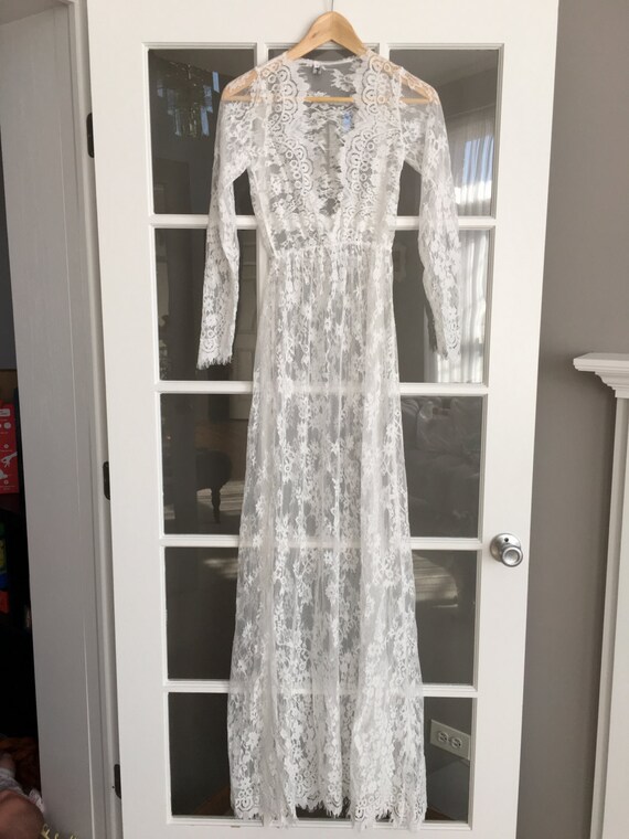 lace milk bath dress