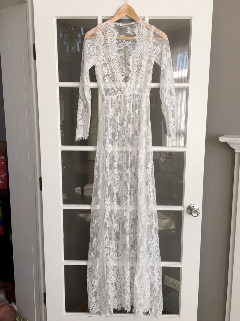 milk bath maternity lace dress