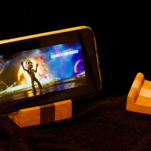 Hardwood iPhone Stand