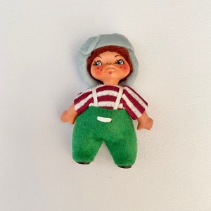Vintage Rubber DDR GDR mini doll Schalkau