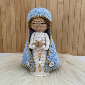 Crochet Mother Mary Blessed Virgin Mary Our Lady of Guadelupe