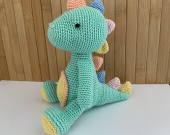 Crochet dragon toy