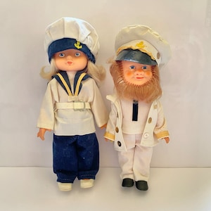 Vintage Rubber DDR GDR doll sailor captain