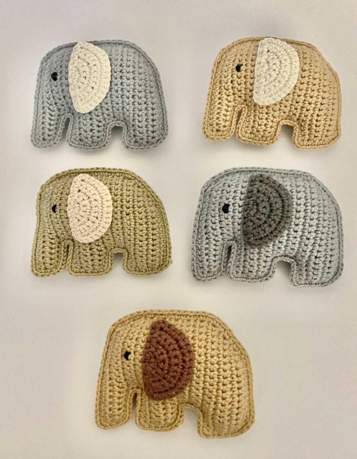 Crochet PDF Pattern in English Elephant - Etsy