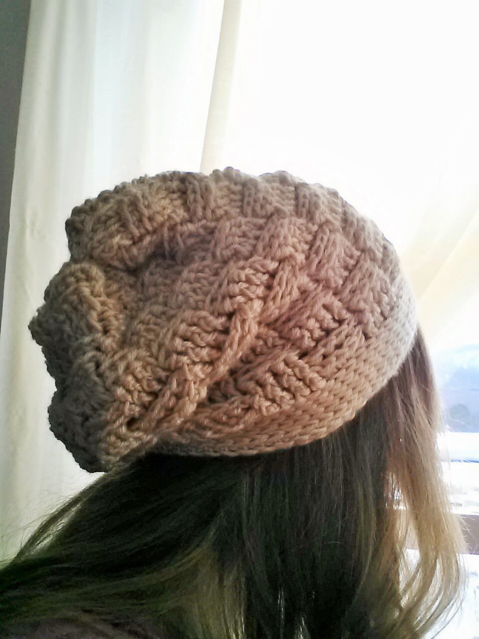 The New York Slouch Beanie Crochet Hat Pattern Etsy