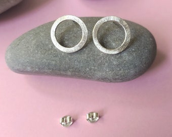 Earrings Plates - stealing silver 925