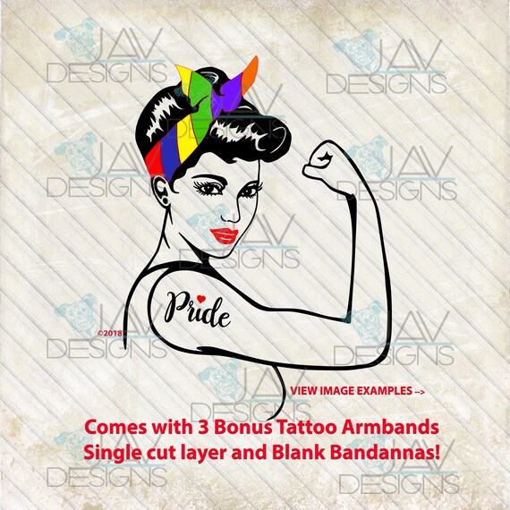 Download Free Gay Pride Rosie The Riveter Svg C Modern Faith Cricut Etsy SVG Cut Files