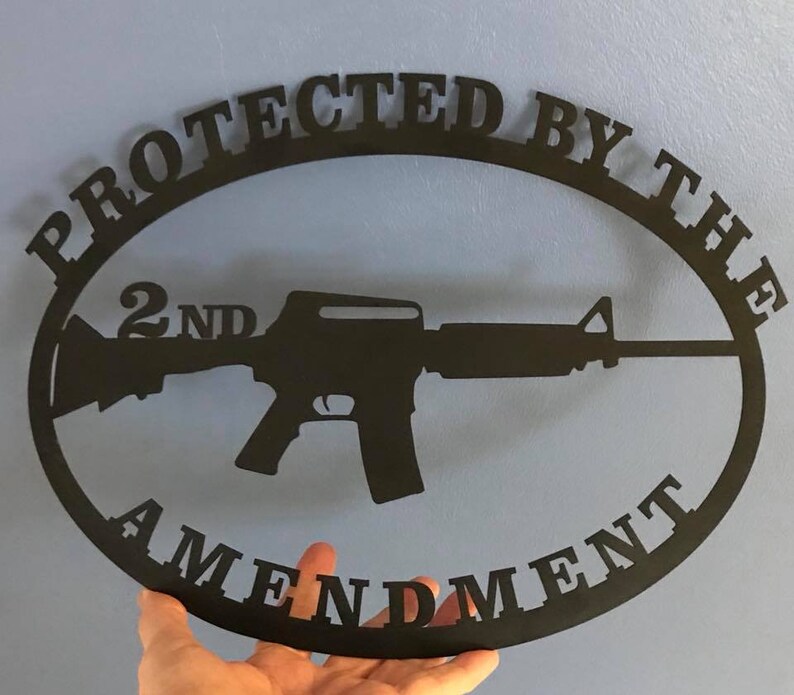 Protected by the 2nd Amendment SVG DXF PNG Cut File to make | Etsy