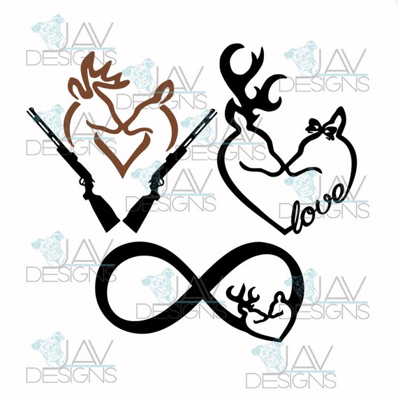 3 Files Of Browning Deer Buck And Doe Hunting Mr Mrs Etsy