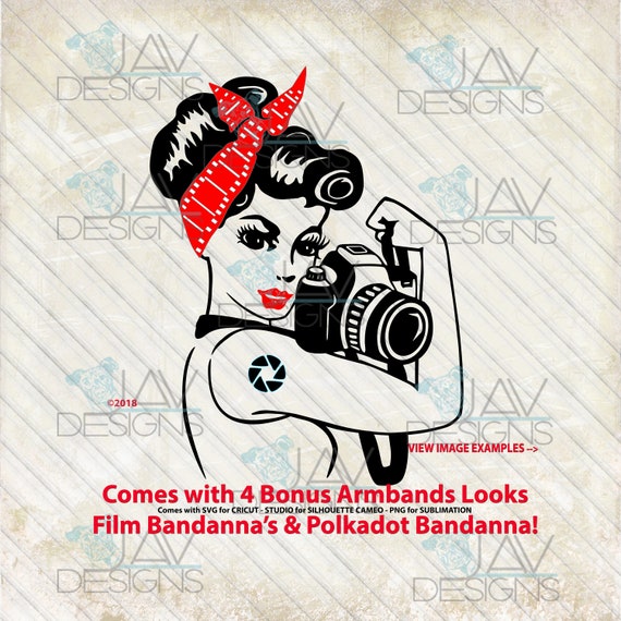 Download Free Photographer Rosie The Riveter Svg C Faith Tanktop Rosie Bonus Etsy SVG Cut Files
