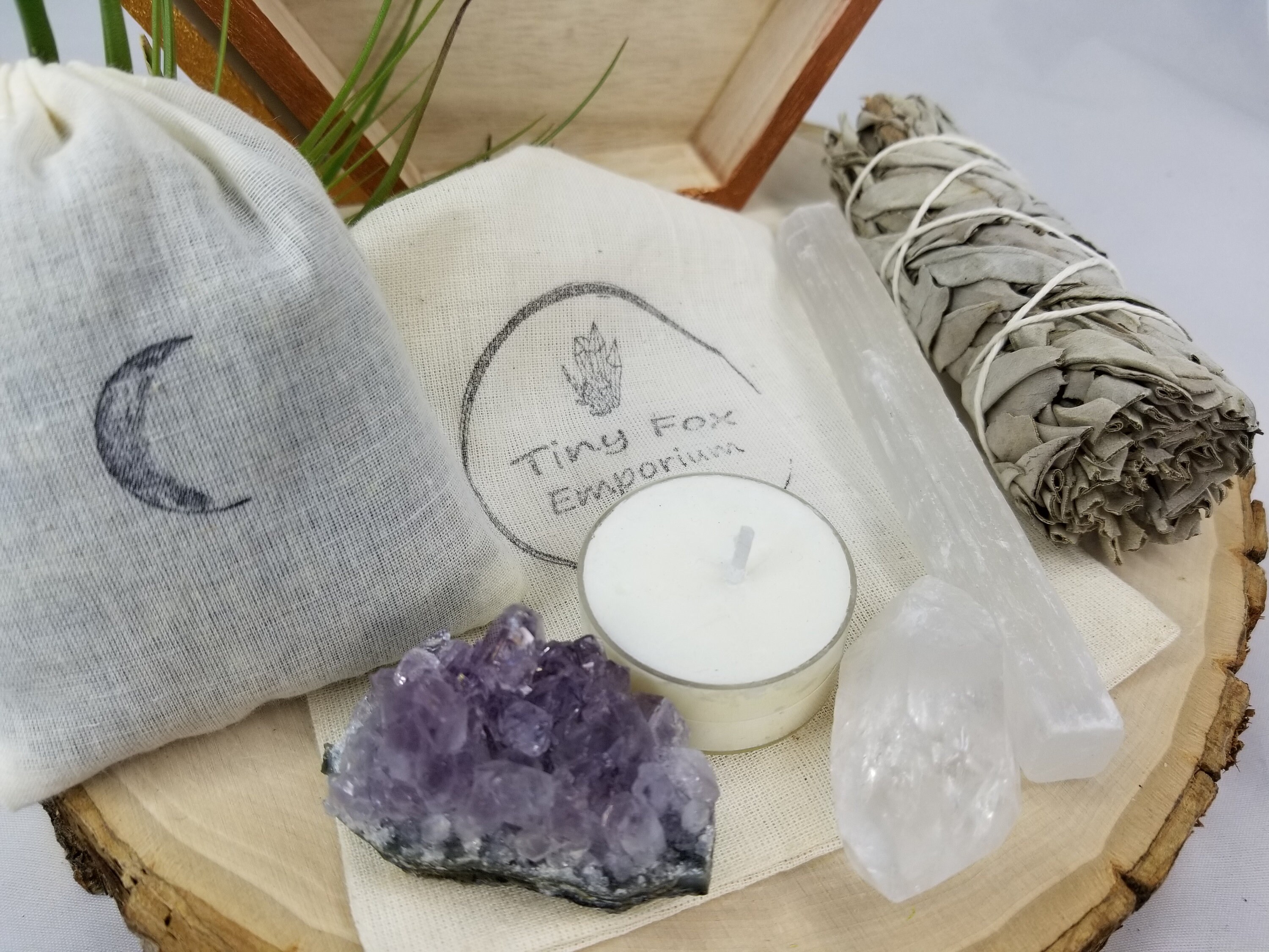 Home Blessings Crystal Kit Smudge Kit Rough Healing Crystals Etsy.de