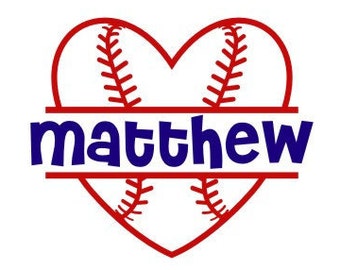 Download Free Baseball Svg Baseball Heart Svg Baseball Heart Monogram Svg Etsy SVG Cut Files