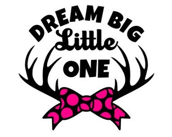 Dream SVG Deer Antler SVG Antlers SVG Polka Dot svg Commercial Free Cricut Files Silhouette Files Digital Cut Files svg cut files