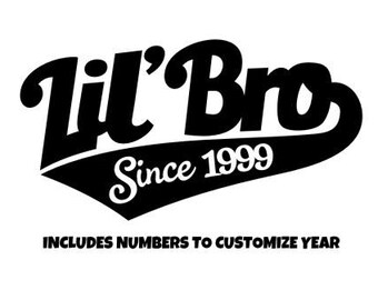 Download Little Brother SVG Brother SVG Lil Bro SVG Lil Bro Lil Bro | Etsy