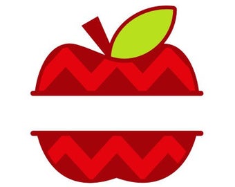 Download Apple SVG Teacher Monogram SVG Teacher SVG Cricut Files | Etsy