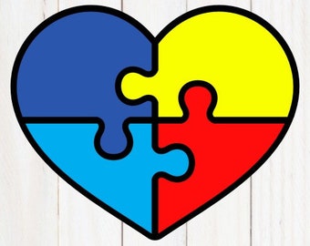 Autism SVG Autism Awareness SVG Autism Puzzle SVG Autism Heart svg Cricut Files Silhouette Files Autism Design Autism Decal Autism Decor