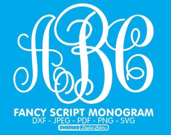 Download Free Svg Monogram Etsy