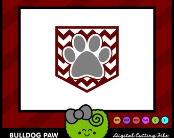 Download Free Tiger Paw Svg Paw Print Monogram Paw Print Svg Tiger Svg Etsy SVG Cut Files
