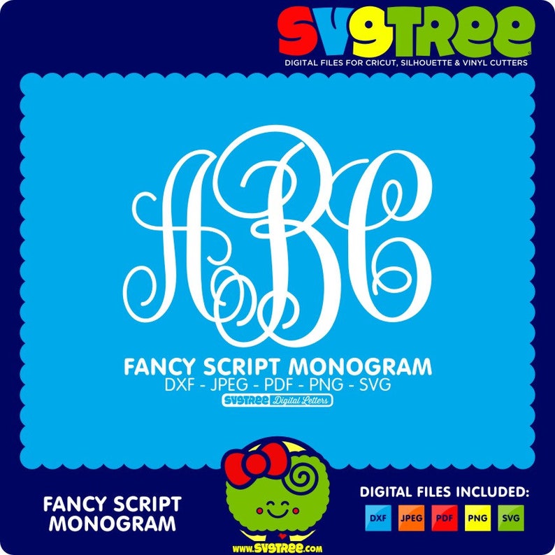Download Fancy Monogram SVG Monogram Letters SVG SVG Letters ...