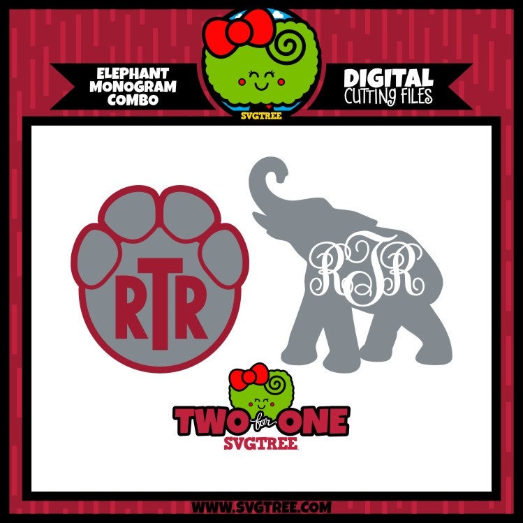 Free Free 119 Elephant Monogram Svg SVG PNG EPS DXF File
