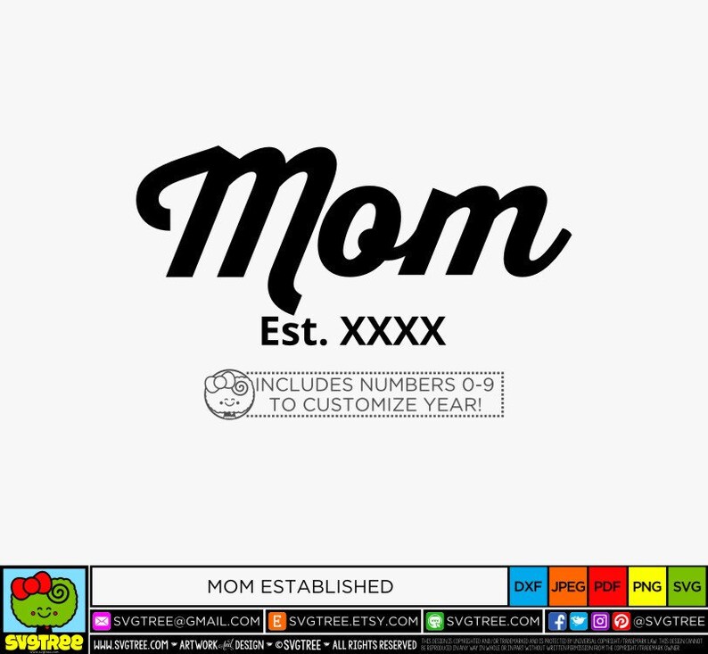 Download Mom Est SVG Mom Established Shirt Established SVG Mom Est ...