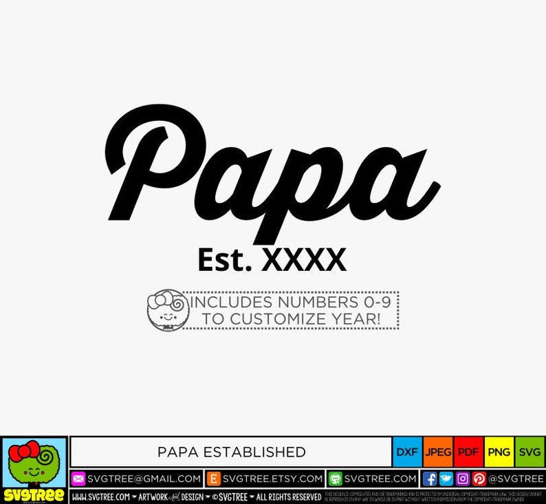 Free Free Papa Established Svg 283 SVG PNG EPS DXF File