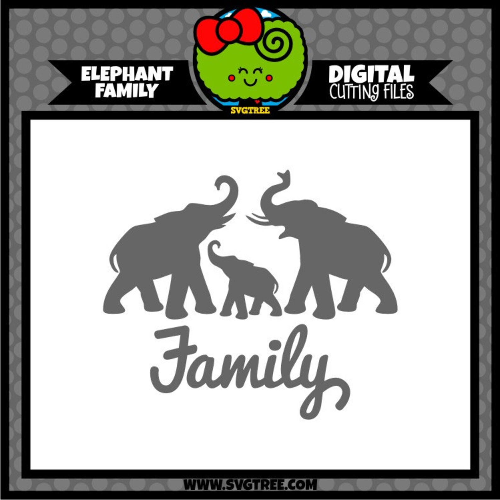 Free Free Family Elephant Svg 130 SVG PNG EPS DXF File